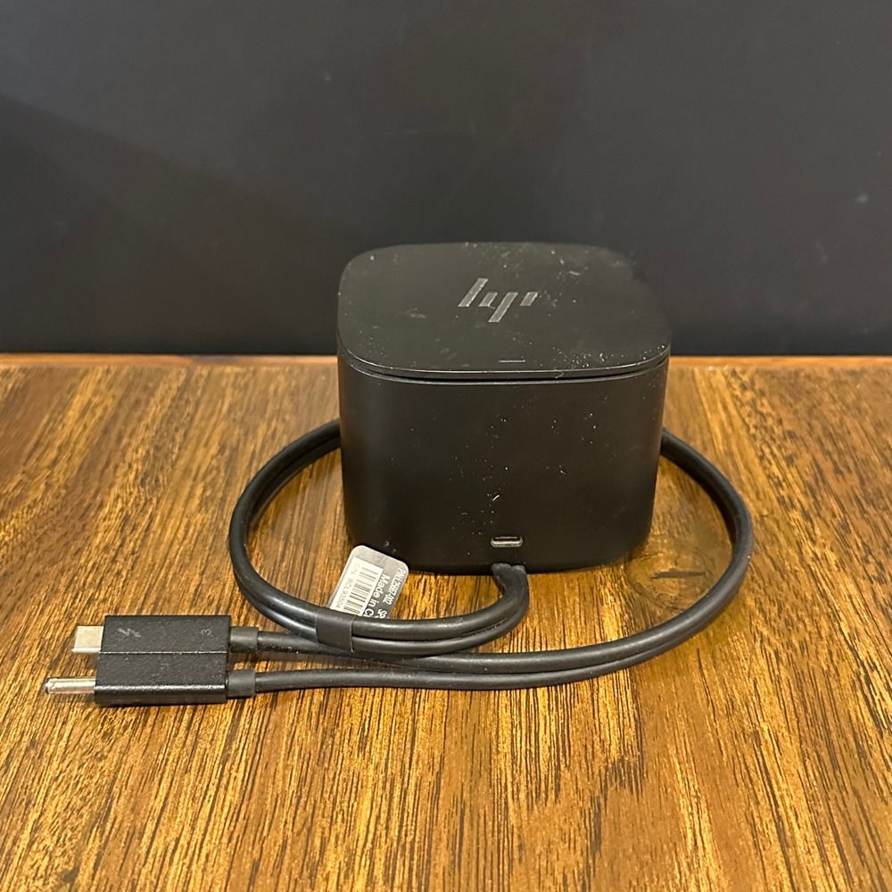 HP Thunderbolt Dock G2 with Combo Cable HSN-IX01 3TR87UT#ABA Black